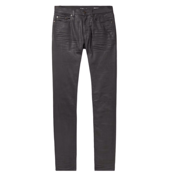 NWT Men’s Saint Laurent Paris Black Slim Fit Low Rise Jean D02-M/SK-LW - Sz 30 - Picture 3 of 12